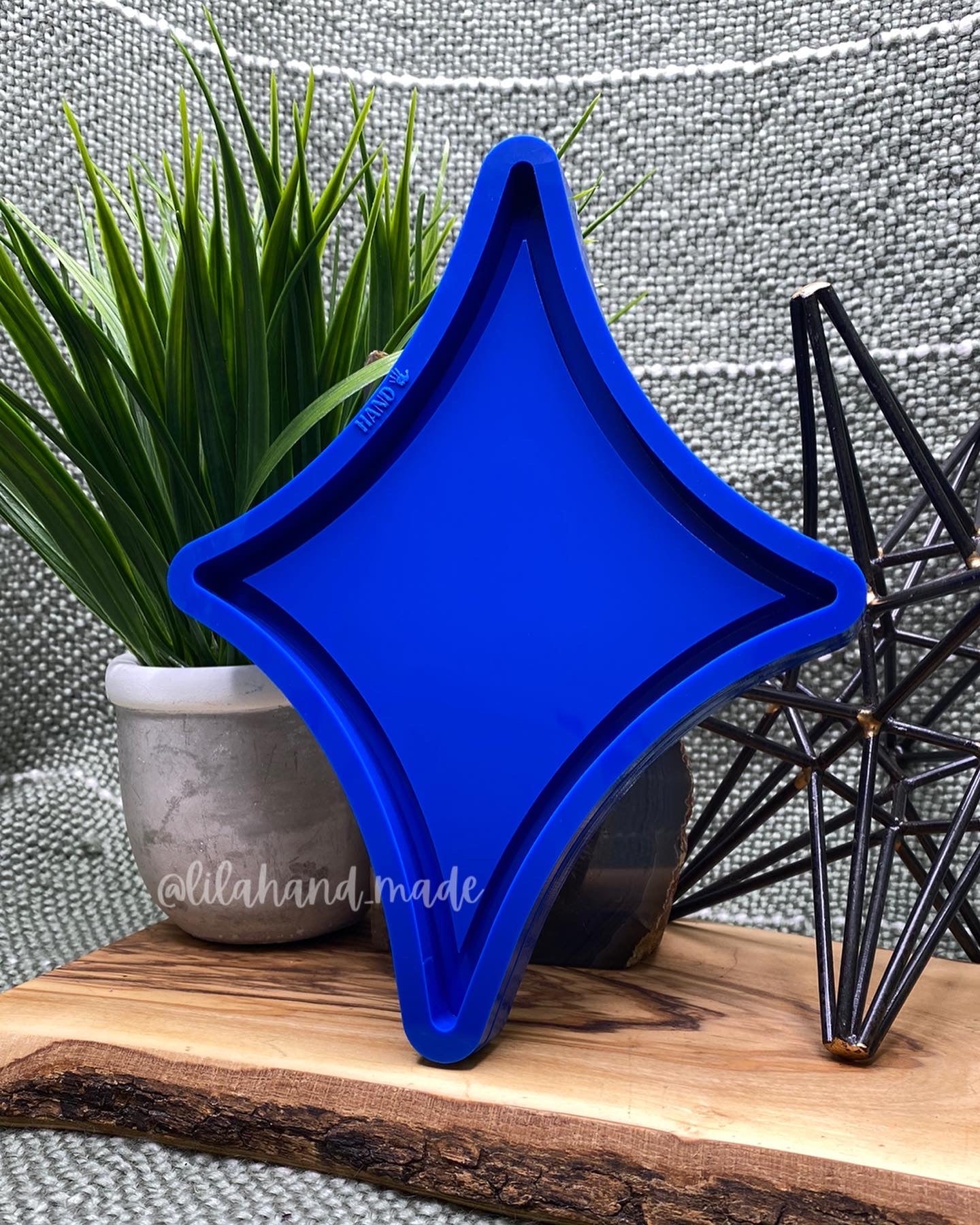 4-point star tray mold