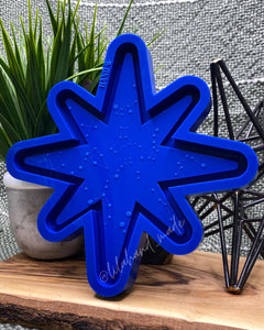 8-pointed star constellation tray mold