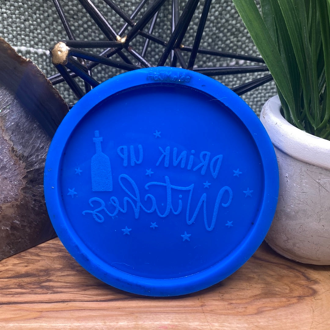 drink up witches coaster mold