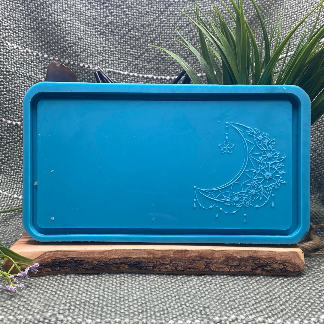 moon rectangle tray mold